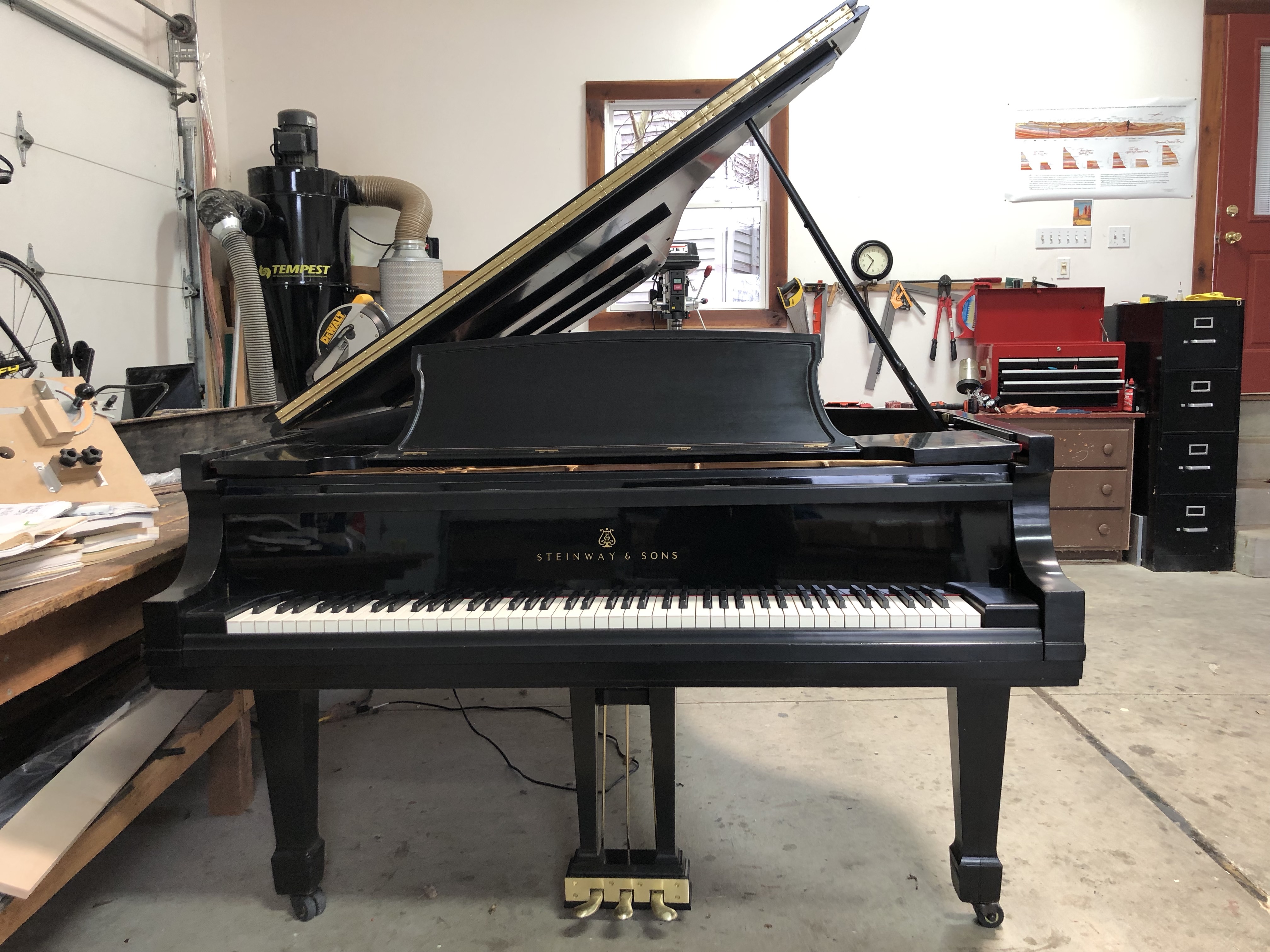 Steinway D piano for sale by Hartzler Pianos